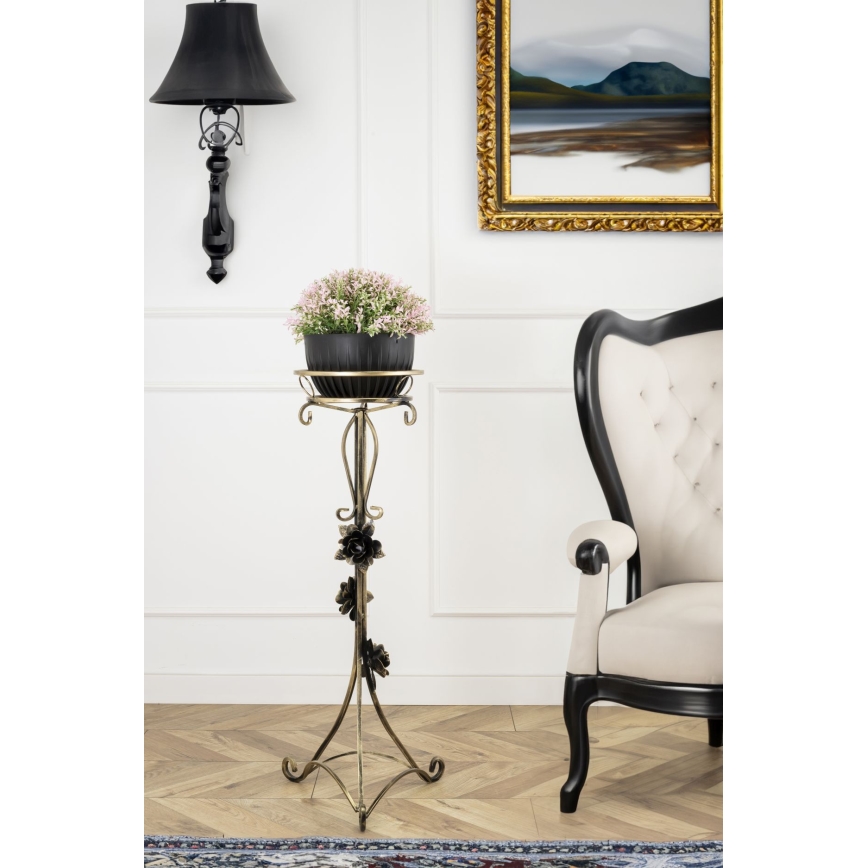 Portafiori 95x38 cm oro