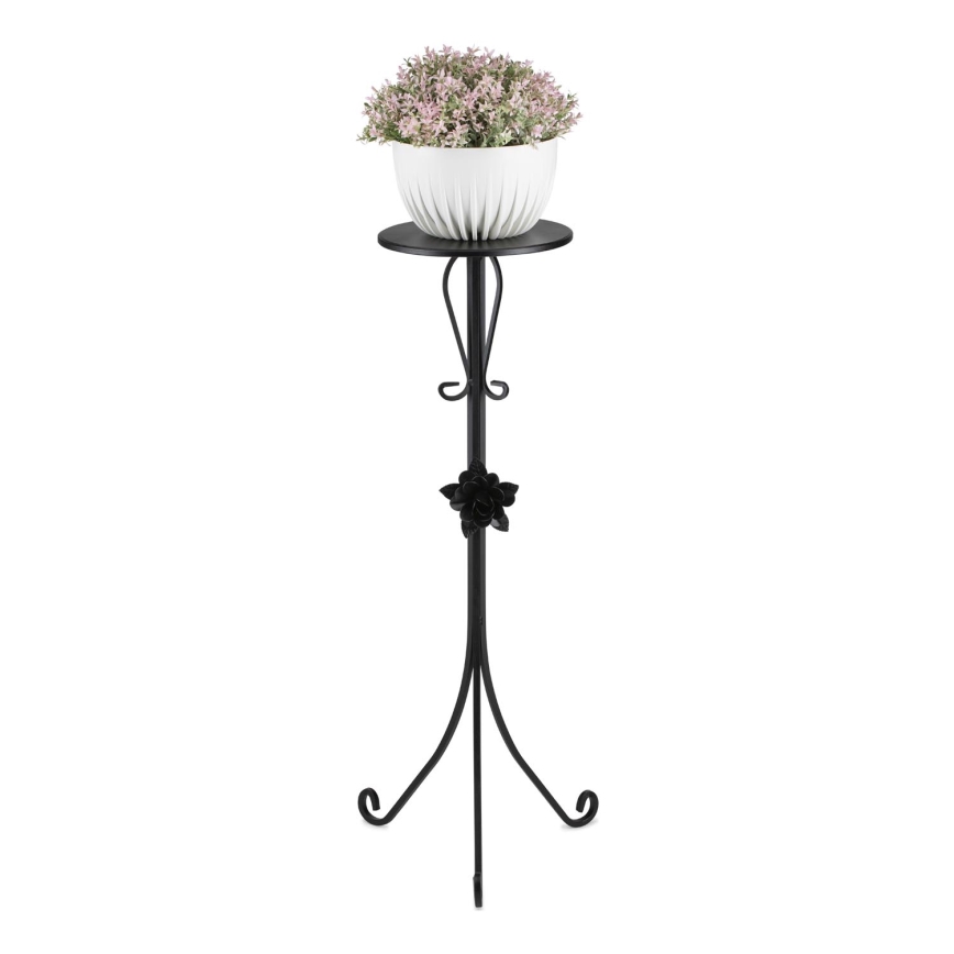 Portafiori 95x39 cm nero