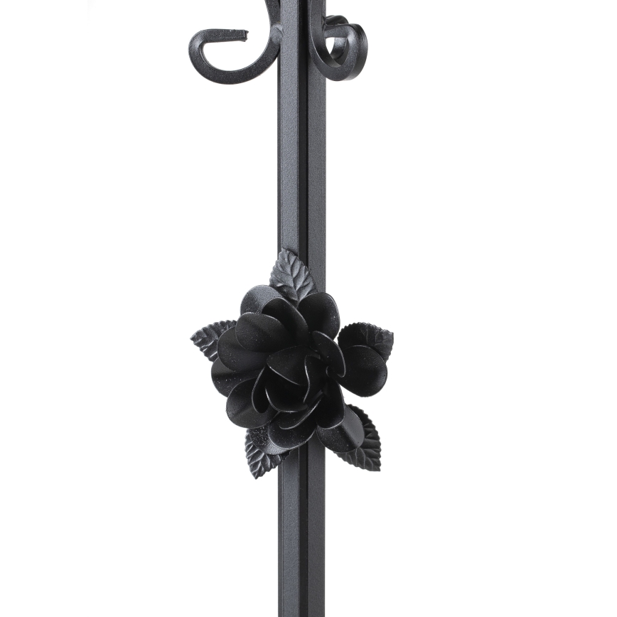 Portafiori 95x39 cm nero
