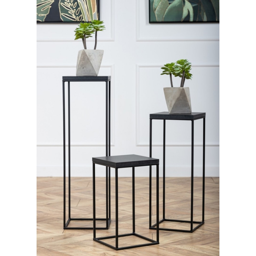 Portafiori BASICLOFT 60x24 nero