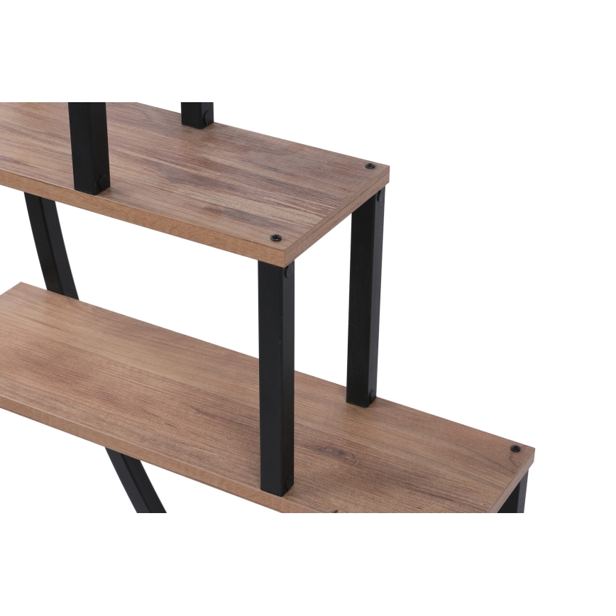 Portafiori GARDEN 180x85 cm marrone/nero