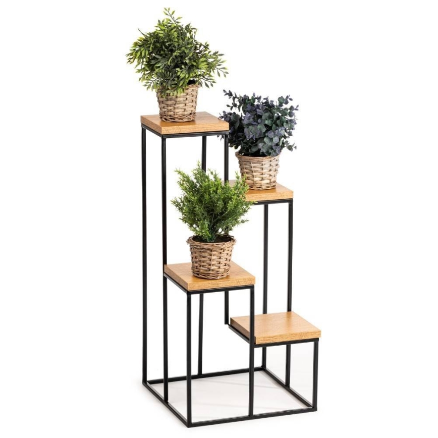 Portafiori KASKADA 70x34 nero/marrone