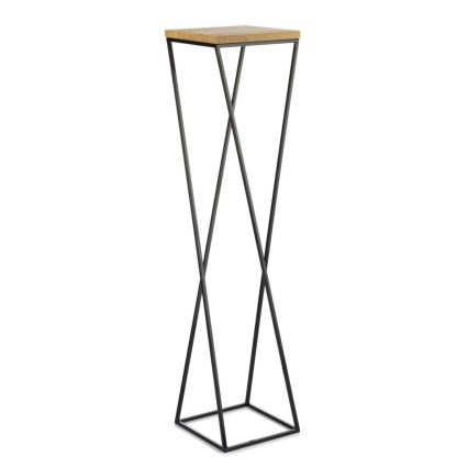 Portafiori LOFT 100x24 cm nero/marrone