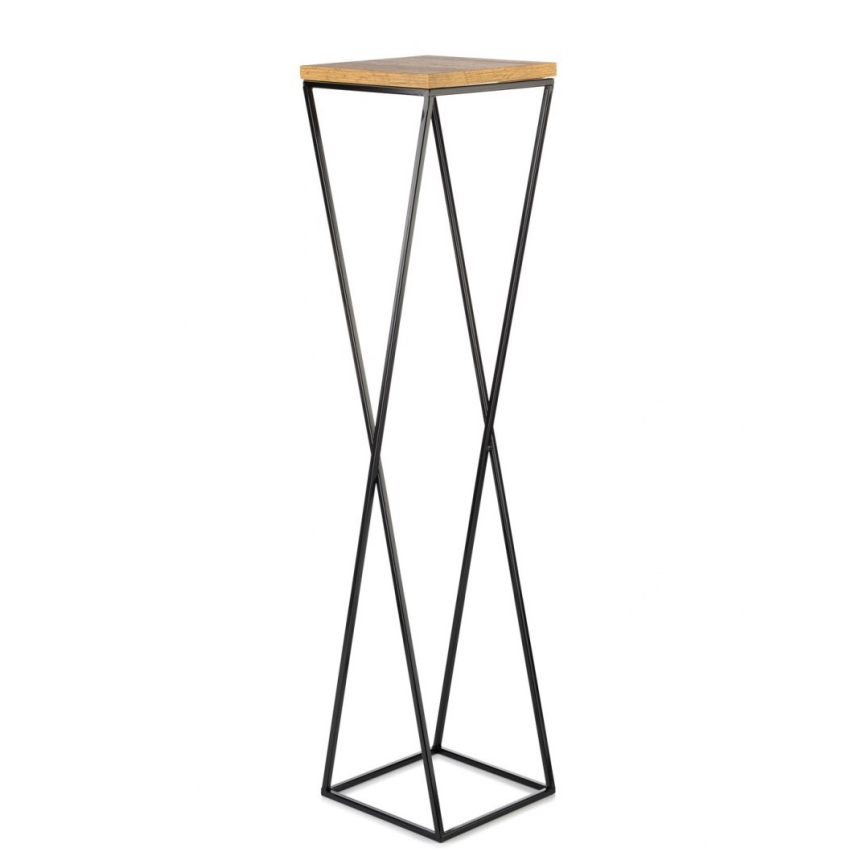 Portafiori LOFT 100x24 cm nero/marrone