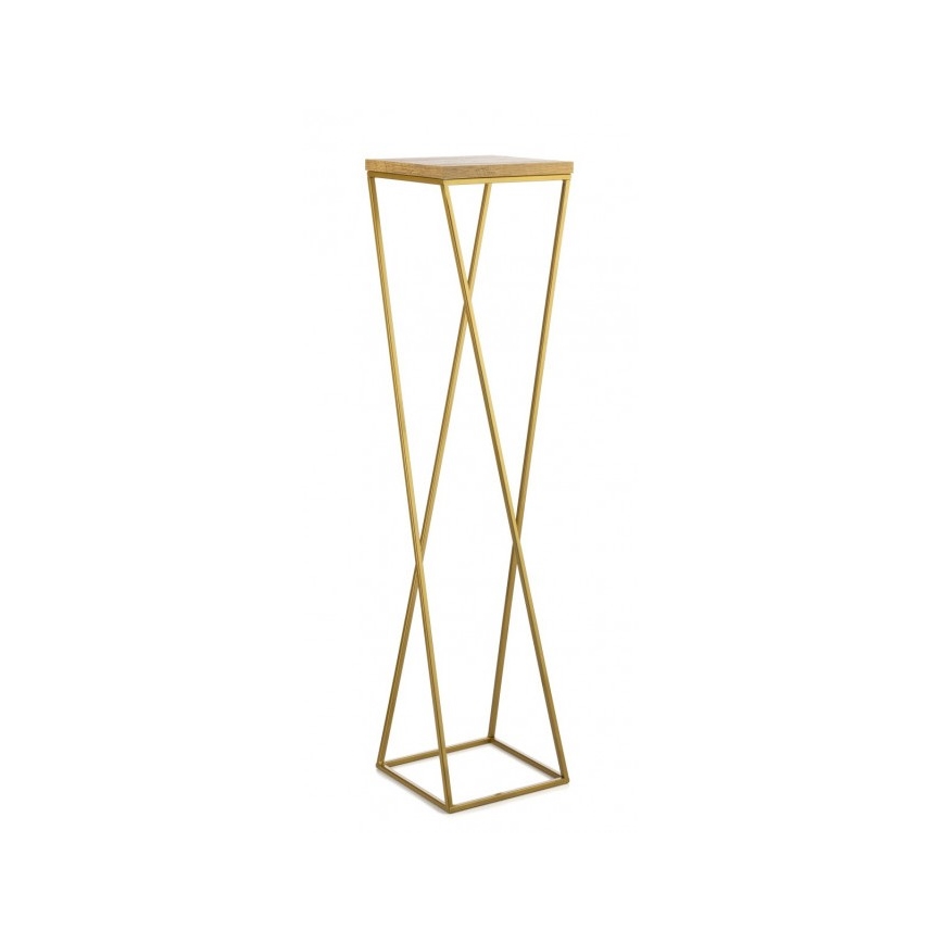 Portafiori LOFT 100x24 cm oro/marrone