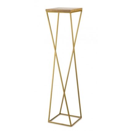 Portafiori LOFT 100x24 cm oro/marrone