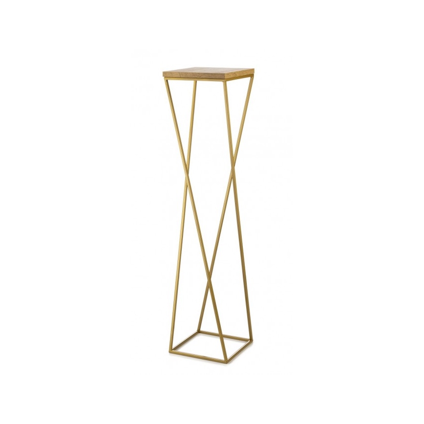 Portafiori LOFT 100x24 cm oro/marrone