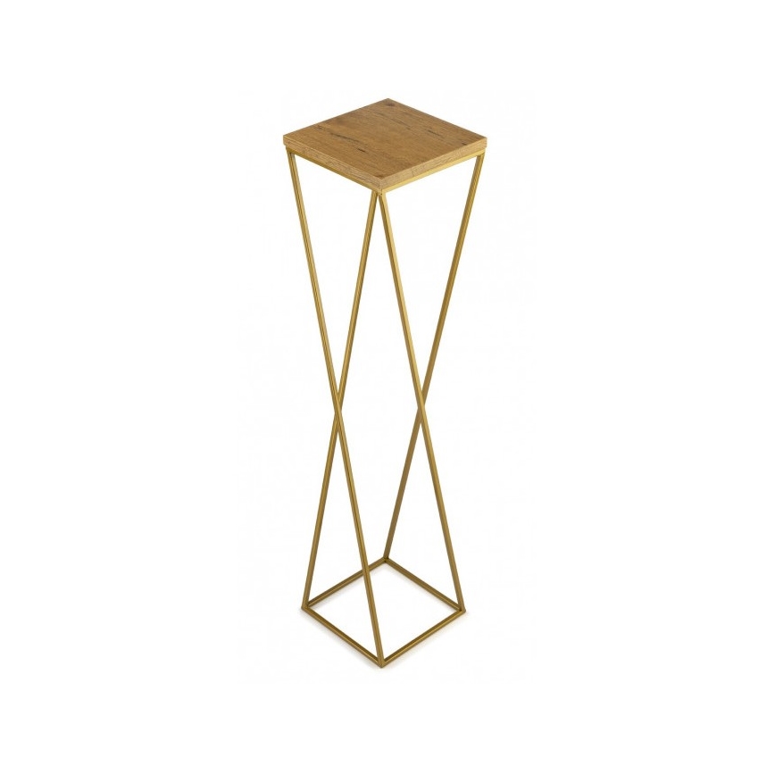 Portafiori LOFT 100x24 cm oro/marrone
