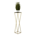 Portafiori LOFT 100x24 cm oro/nero