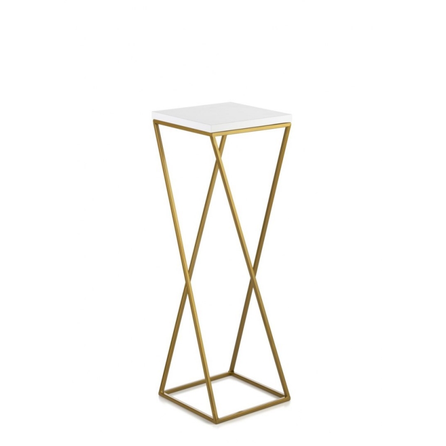 Portafiori LOFT 70x24 cm oro/bianco
