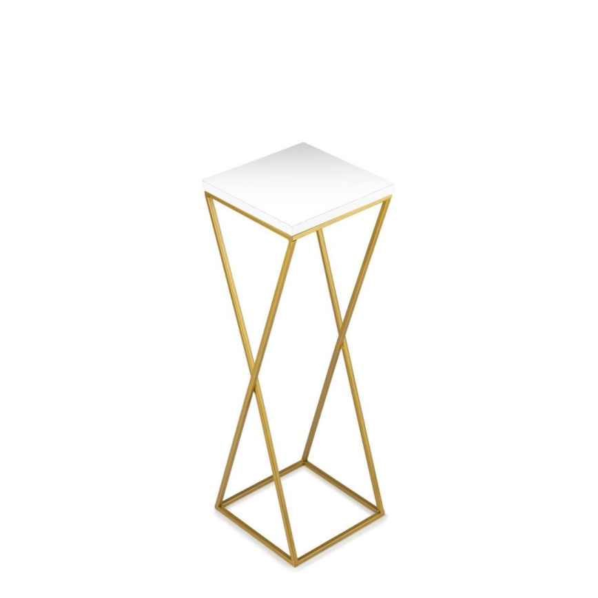 Portafiori LOFT 70x24 cm oro/bianco