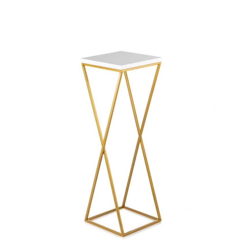 Portafiori LOFT 70x24 cm oro/bianco