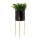 Portafiori NILA 28x11 cm nero/oro