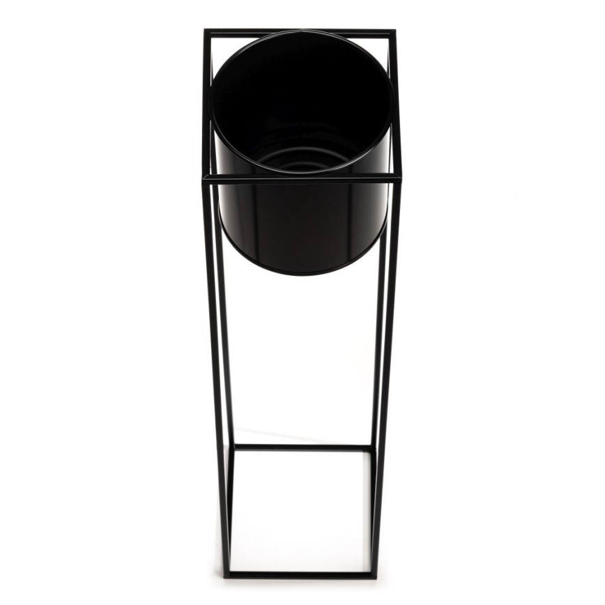 Portafiori RING 100x23 cm nero