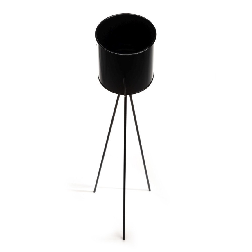 Portafiori TRIPOD 110x25 cm nero