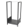 Portalegna 39x35x76 cm nero
