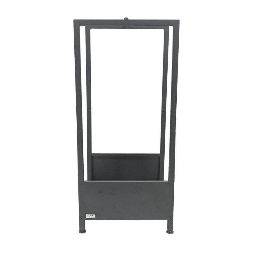 Portalegna 39x35x76 cm nero