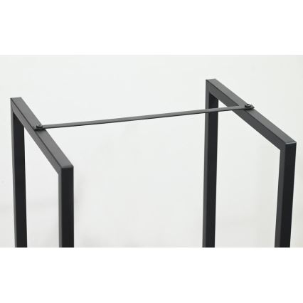 Portalegna 39x35x76 cm nero