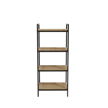 Portaoggetti per il bagno STRALSUND 110x45 cm quercia/nero
