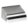 Portarotolo per carta 14x8 cm in acciaio inox/argento