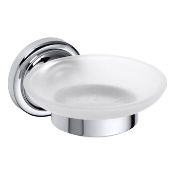 Portasapone 11x6,5 cm, argento