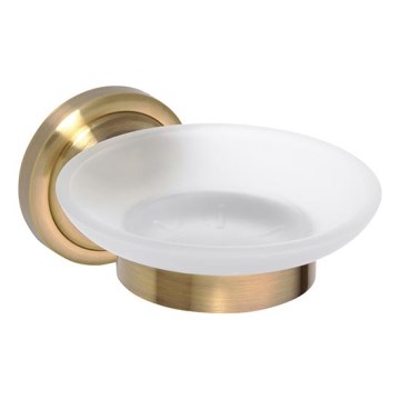 Portasapone 11x6,5 cm, finitura bronzo