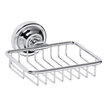 Portasapone 14x6,5 cm argento