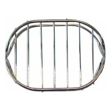Portasapone in filo 8,4x10,7 cm cromo lucido