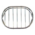 Portasapone in filo metallico 8,4x10,7 cm cromo lucido