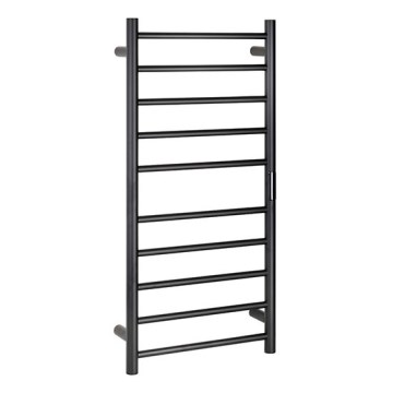 Portasciugamani 45x96 cm acciaio inox/nero