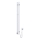 Portasciugamani elettrico con termostato SILOUETTE 187W/230V 120,6 cm IP44 bianco destra quadrato