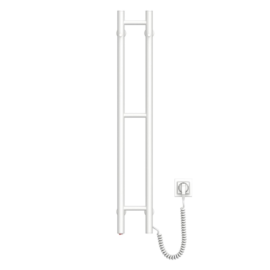 Portasciugamani elettrico SILOUETTE 187W/230V 101,1 cm IP44 bianco destra arrotondato