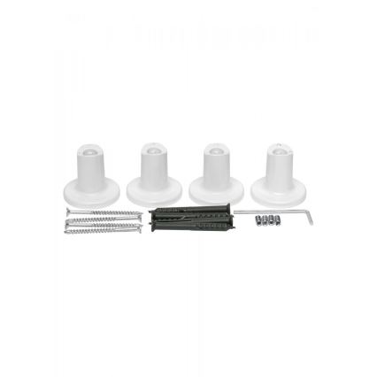 Portasciugamani elettrico SILOUETTE 187W/230V 101,1 cm IP44 bianco destra arrotondato