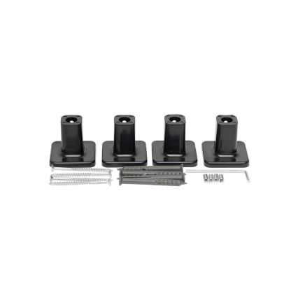 Portasciugamani elettrico SILOUETTE 187W/230V 101,1 cm IP44 nero destra quadrato