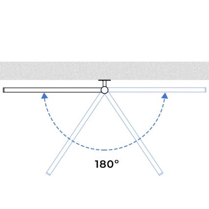 Portasciugamani rotante elettrico con termostato ARABESQUE 150W/230V 64,6 cm IP44 bianco