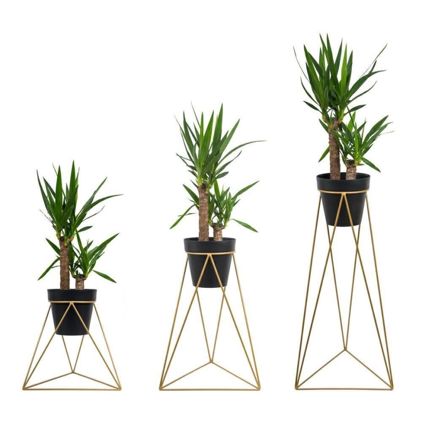 Portavasi TRIANGL 40x45 cm oro