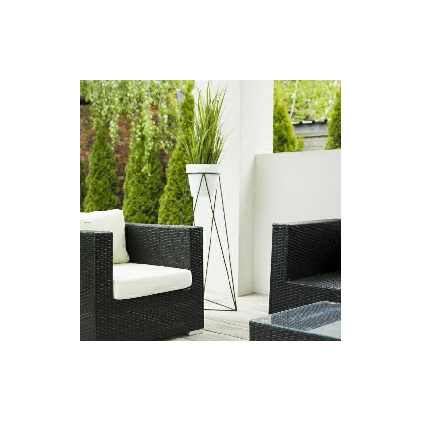 Portavasi TRIANGL 90x50 cm nero