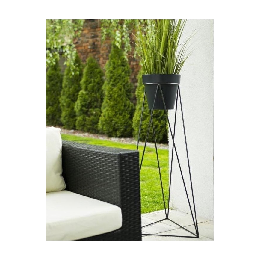 Portavasi TRIANGL 90x50 cm nero