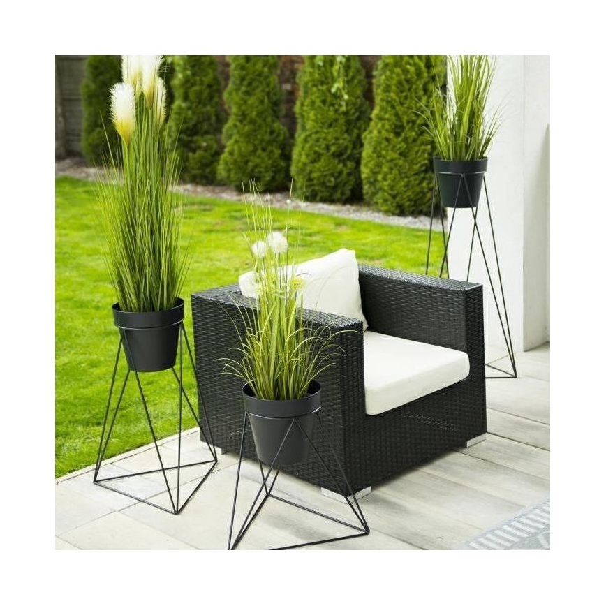 Portavasi TRIANGL 90x50 cm nero