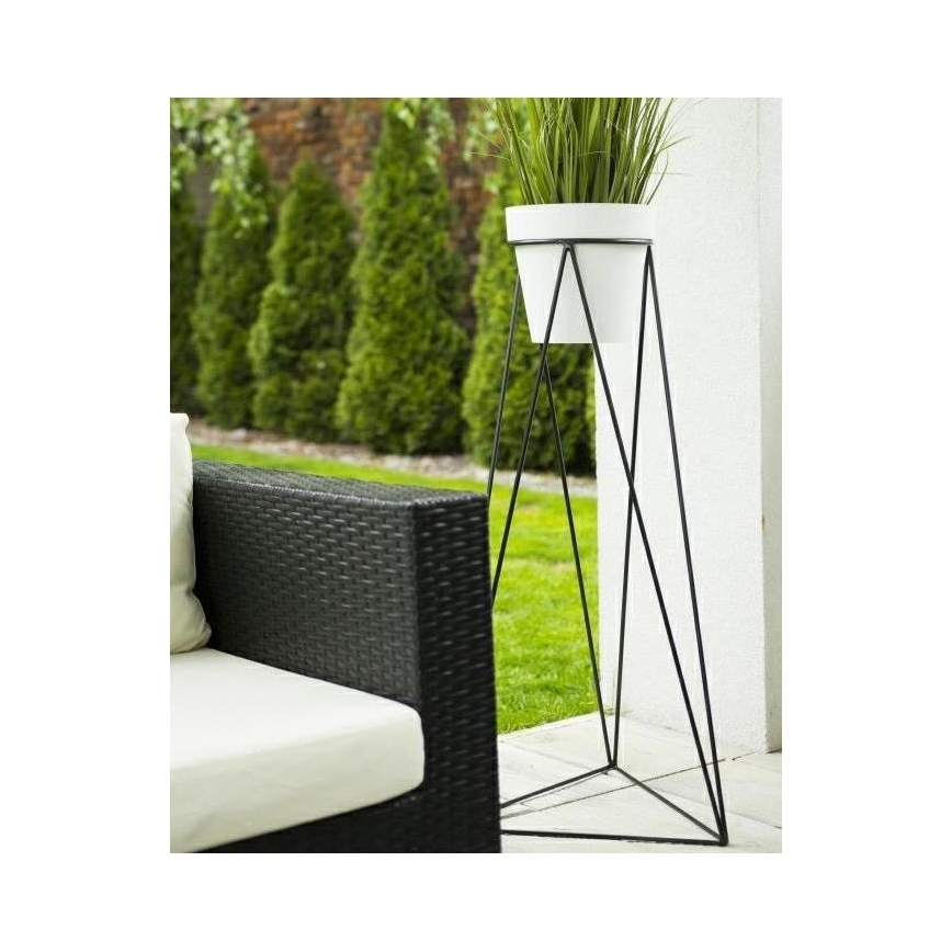 Portavasi TRIANGL 90x50 cm nero