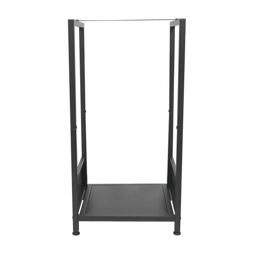 Porte-bûches 39x35x76 cm noir
