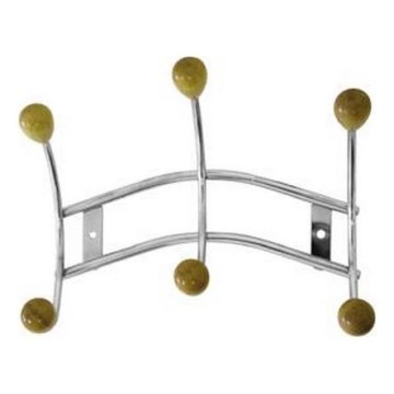 Porte-manteau 16x23,5 cm chrome brillant