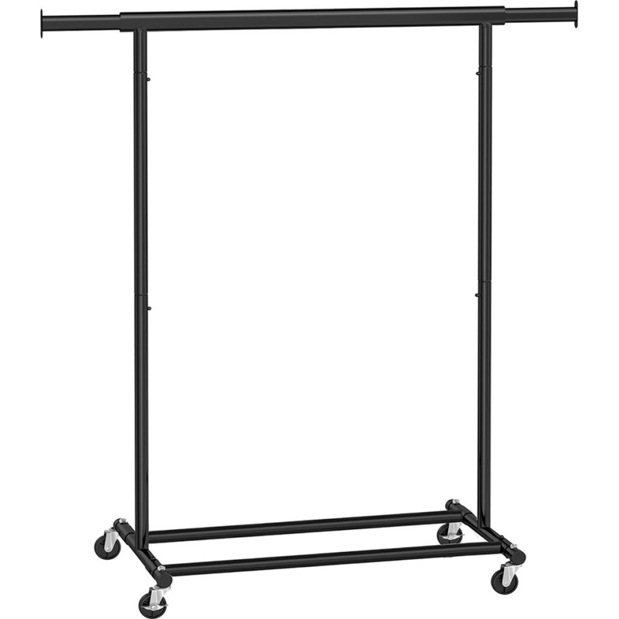 Porte-manteau mobile LINEA noir