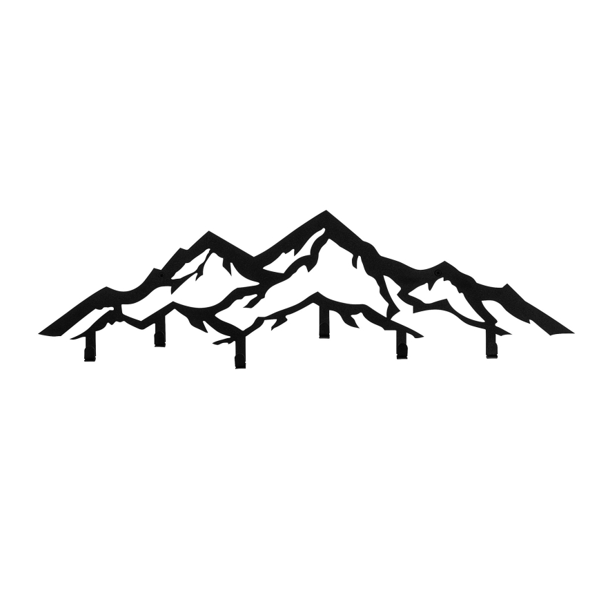 Porte-manteau mural 80 x 25 cm — Montagnes