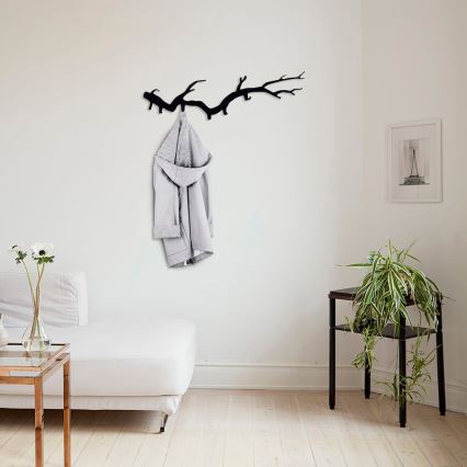 Porte-manteau mural 87x22 cm en forme de branche