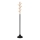 Porte-manteau sur pied 176x28 cm noir/beige
