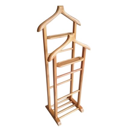 Porte-manteau sur pied BIBI 33x120x46 cm marron