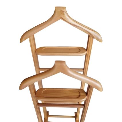 Porte-manteau sur pied BIBI 33x120x46 cm marron