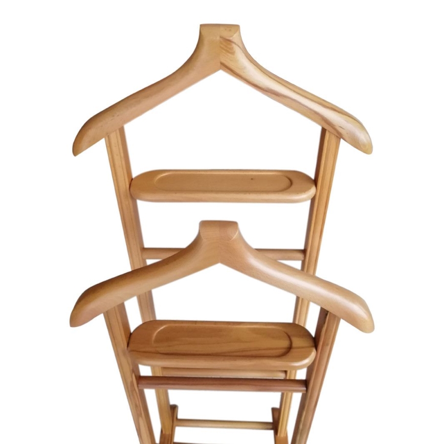 Porte-manteau sur pied BIBI 33x120x46 cm marron