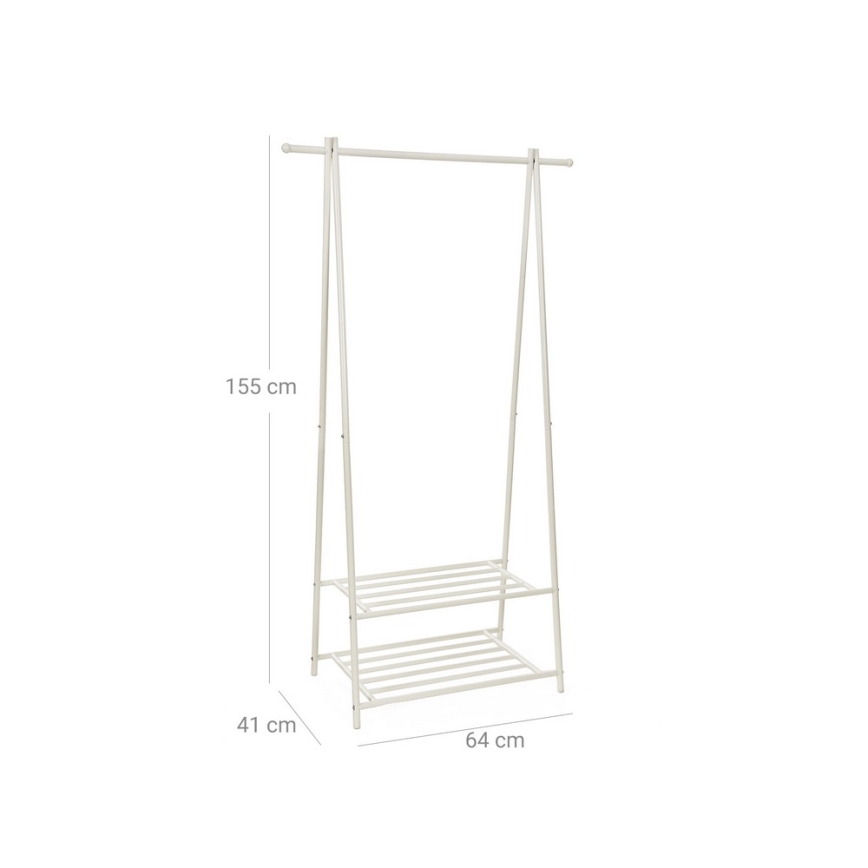 Porte-manteau sur pied LINEA, blanc